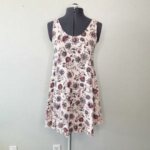 H&M Light Pink Floral Sleeveless Mini Dress 4
